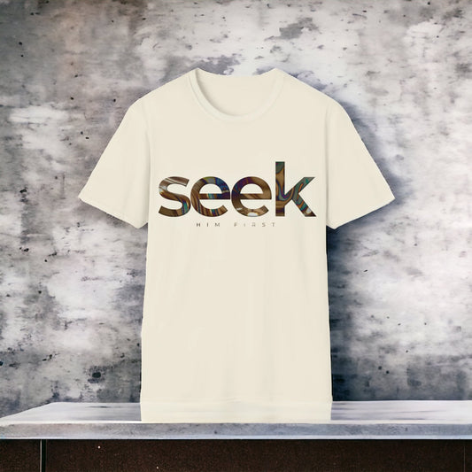 SEEK HIM FIRST (MIXED COLOR) NATURAL TEE